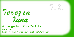 terezia kuna business card